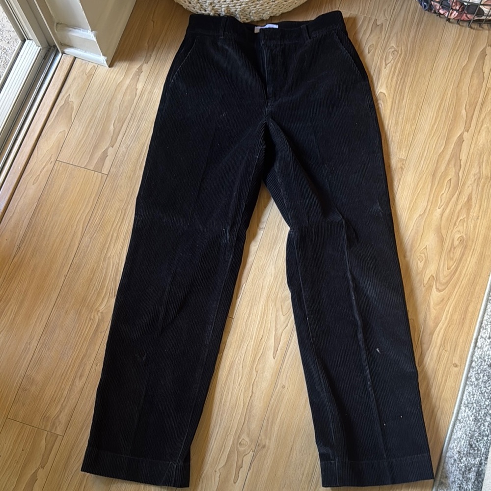 Alexa Chung for Madewell Black Corduroy Pants
